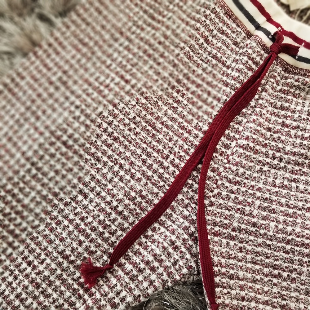 Last1️⃣ Winter Thermal Waffle Knit Joggers Fall Loungewear Drawstring Pants - Picture 8 of 8